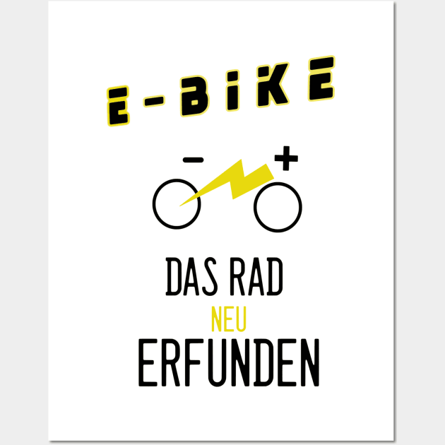 E-Bike Fahrrad Wall Art by chilla09